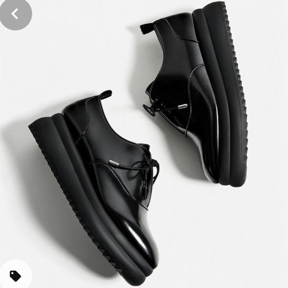 Zara Platform Oxford Shoes